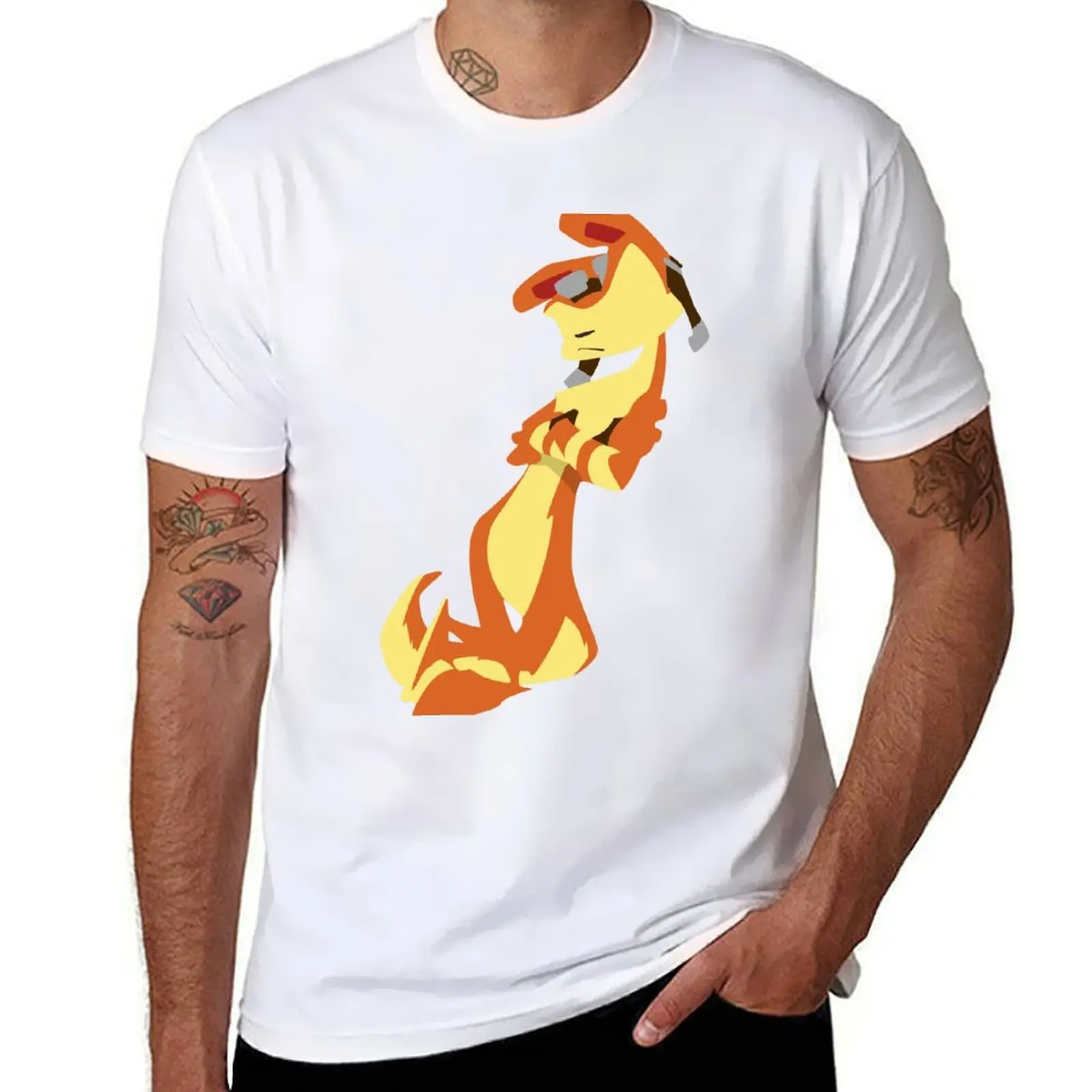 

graphic cotton tshirt variant) shirts Jak eyes t man t anime funny Daxter-Daxter(No shirt T-Shirt and