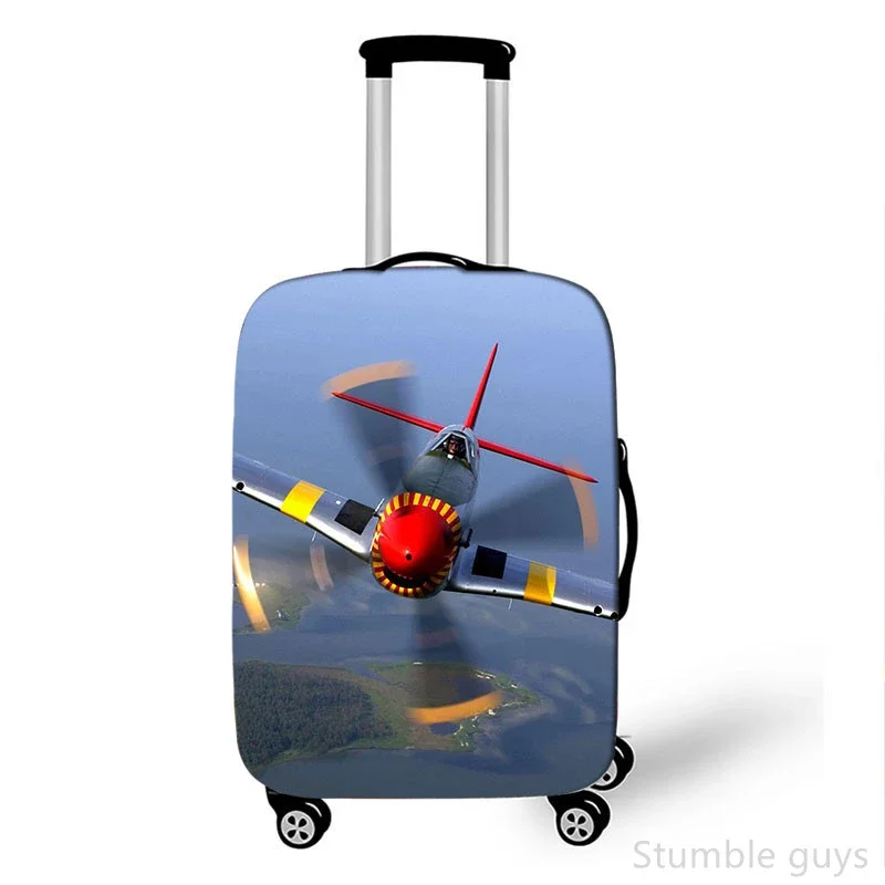 

Stretchy Washable Luggage Cover Protective Anti-Wear Suitcase Protector Useful For Leisure Trips Fits 18-32 Inch