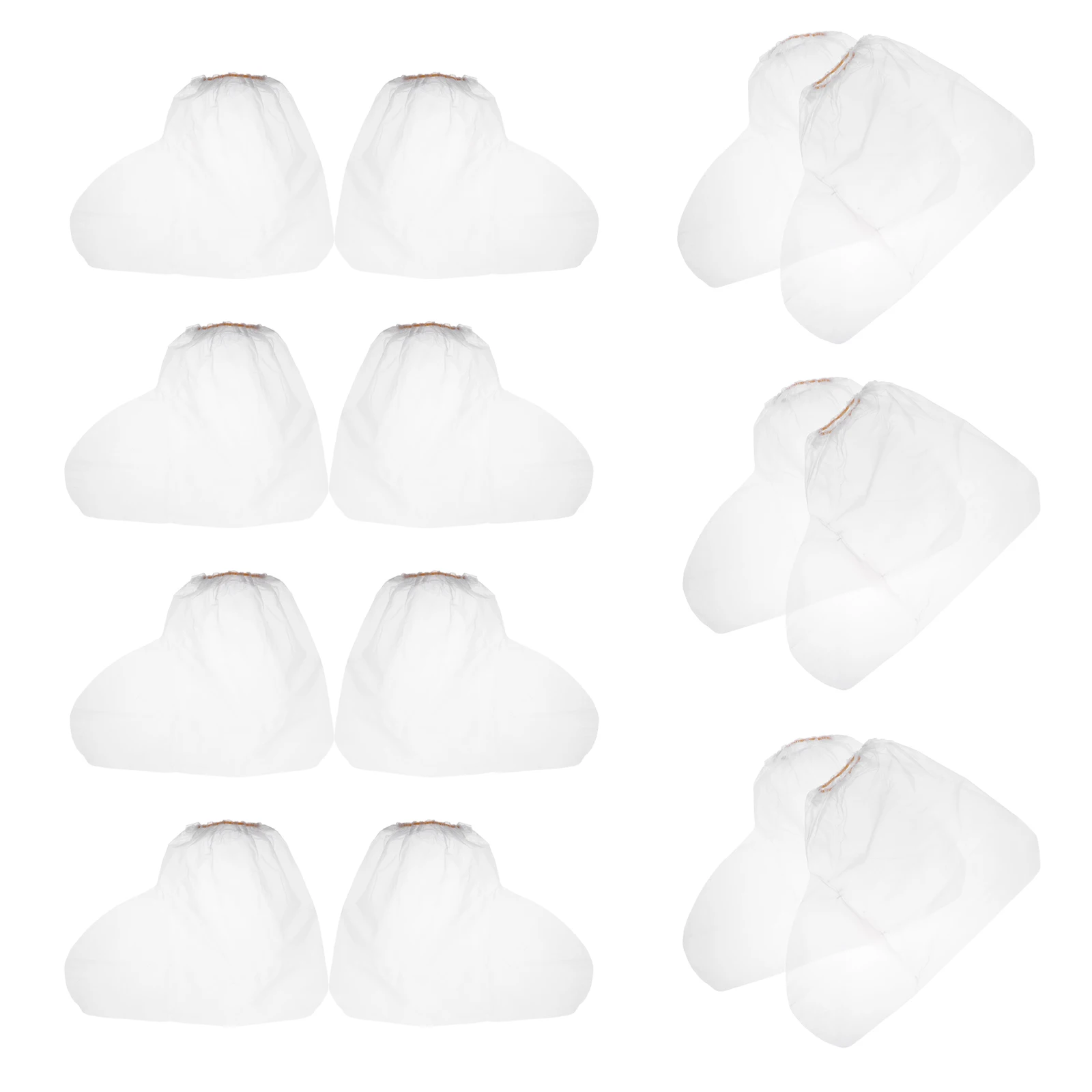 

10 Pairs Waterproof Boot Cover Non Slip Overshoes Rain Feet Covers Rainy Day for Plastic Foot Boots Protector