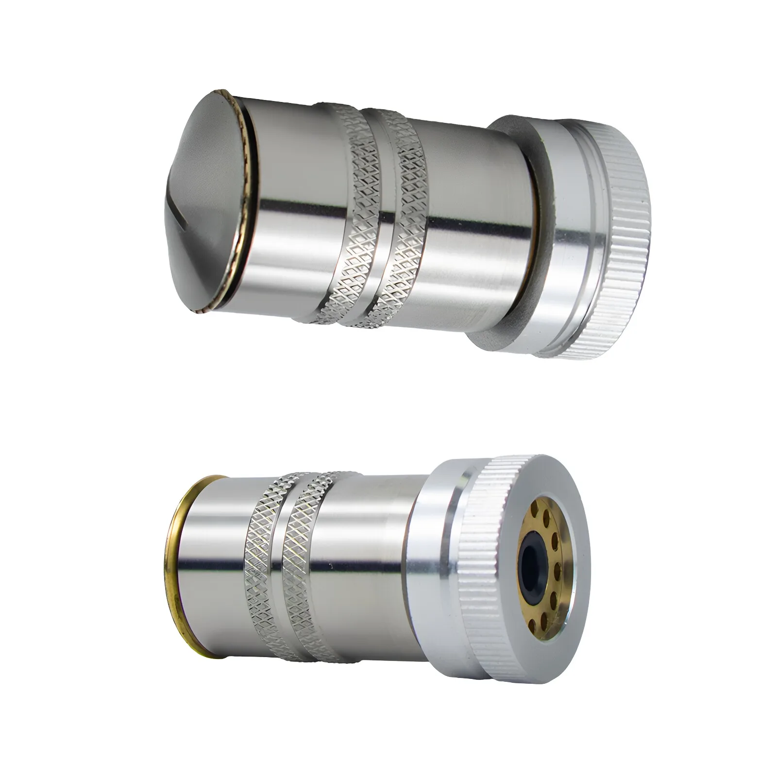 Liquid electrostatic spray gun head common to Yuanqi Haima, white iron with toothed flat white steel nozzle