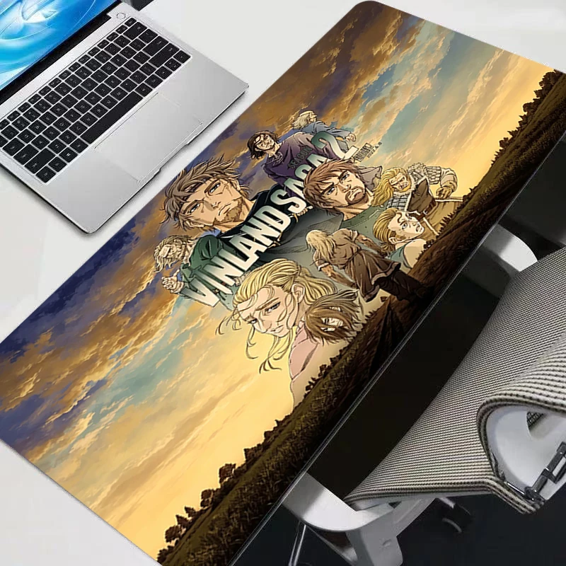 Anime Mouse Pad Cool Gaming Accessories Vinland Saga E-sports Gamers Desk Mat Varmilo Keyboard Mat Office Mousepad For Best Gift