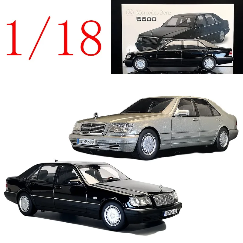 

Литые под давлением модели автомобилей из сплава Mercedes-Benz в масштабе 1/18 Benz S600 W140 Tiger Rush Play с подарком, оригинальная коробка игрушечных машинок
