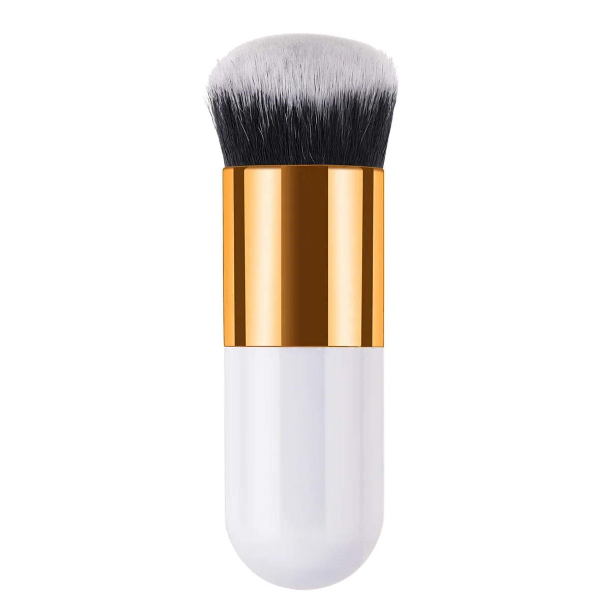 1 unidad de brocha de maquillaje en polvo suave, colorete, base, brocha de maquillaje portátil para mujer, herramienta cosmética, maquillaje cosmético, brocha individual grande para el rostro