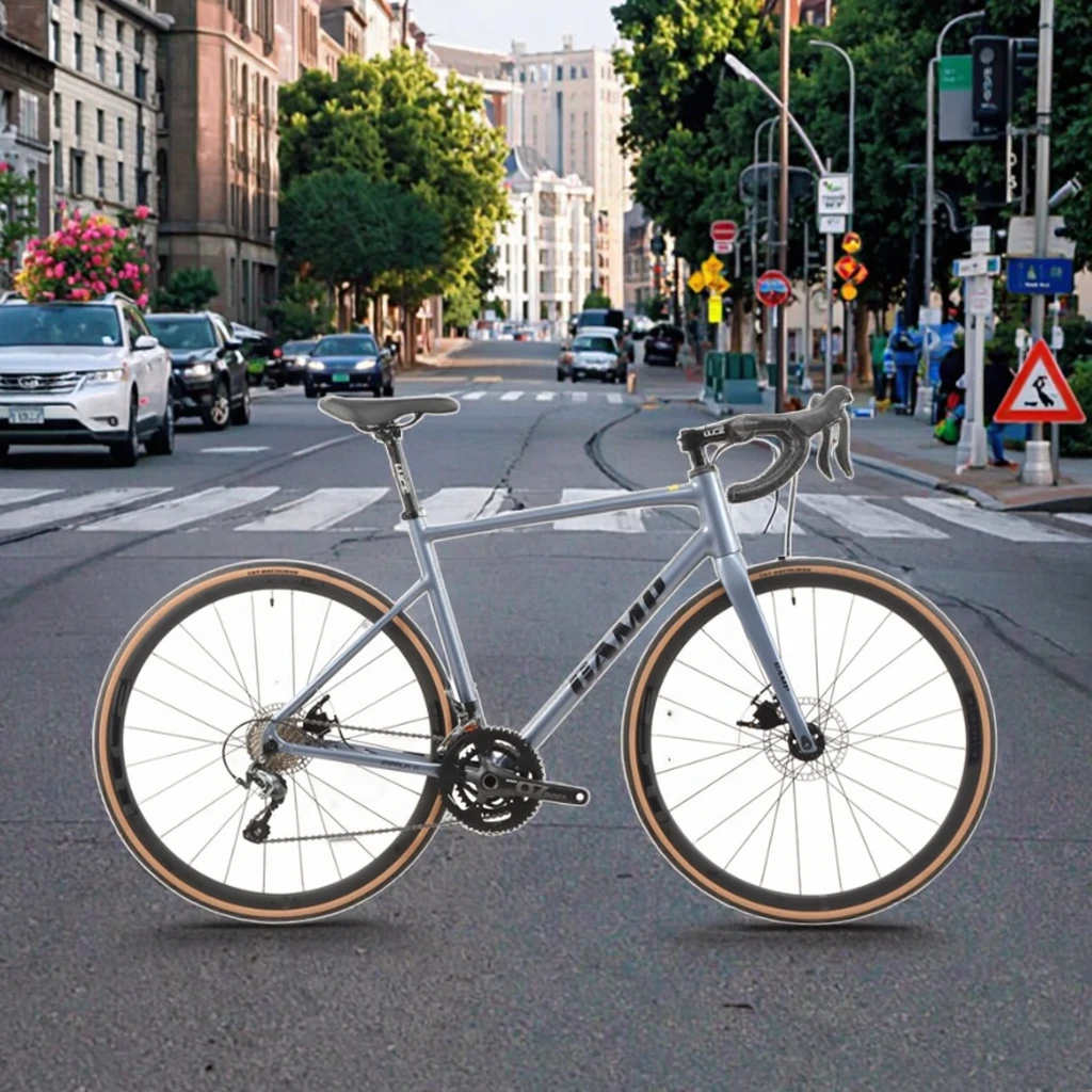 

Manufacturer Wholesale Aluminum Carbon Fiber 700c Road Bike Adult Ultralight 12-Speed Ordinary Pedal Disc Brake