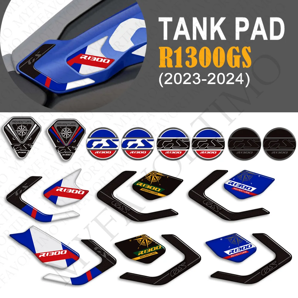 

For BMW R1300GS R 1300 GS 1300GS Trophy Triple Black Option 719 ADV Adventure Protector Tank Pad Decal Decorative Sticker 2023 +