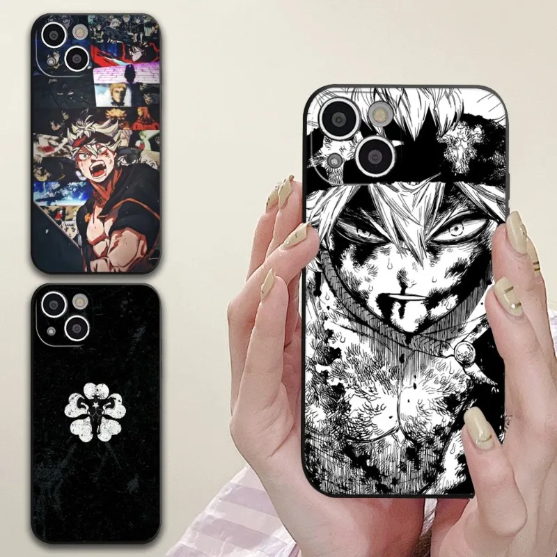 Anime Black Clover Asta Phone Case iPhone 11 13 12 14 Pro 7 XR X XS Max 8 6 6S Plus SE 2020 13Pro