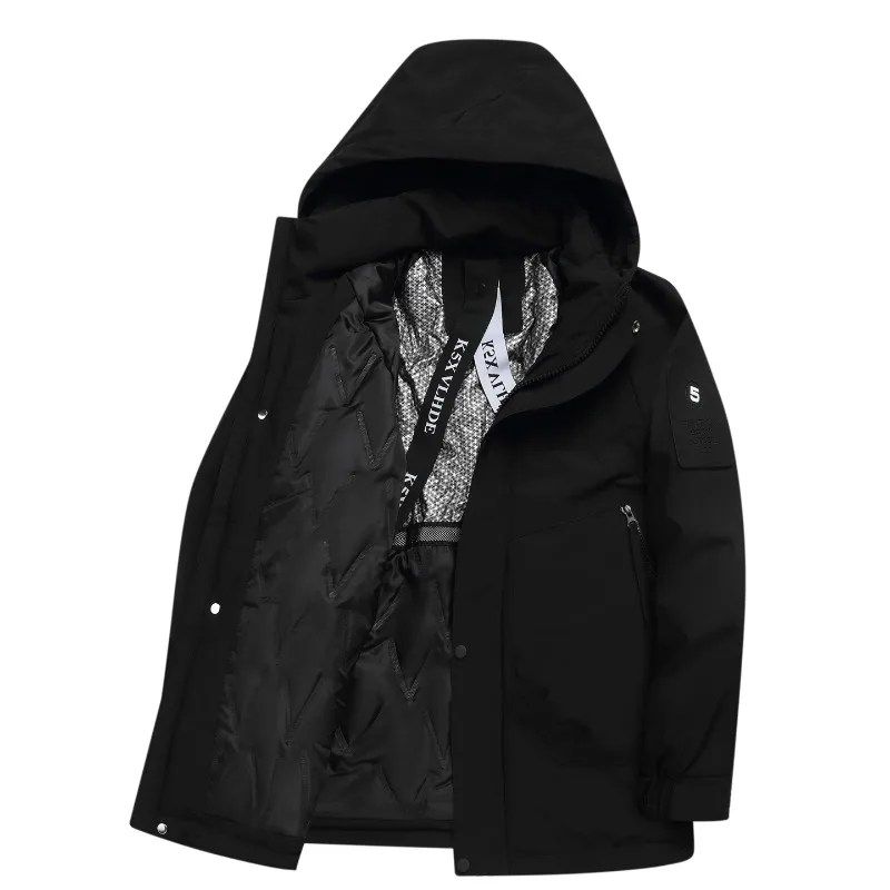 سترة حرارية من الجرافين للأزواج سترة شتوية مقاومة للماء والرياح سميكة مبطنة بالقطن سترة كاجوال للرجال في الهواء الطلق