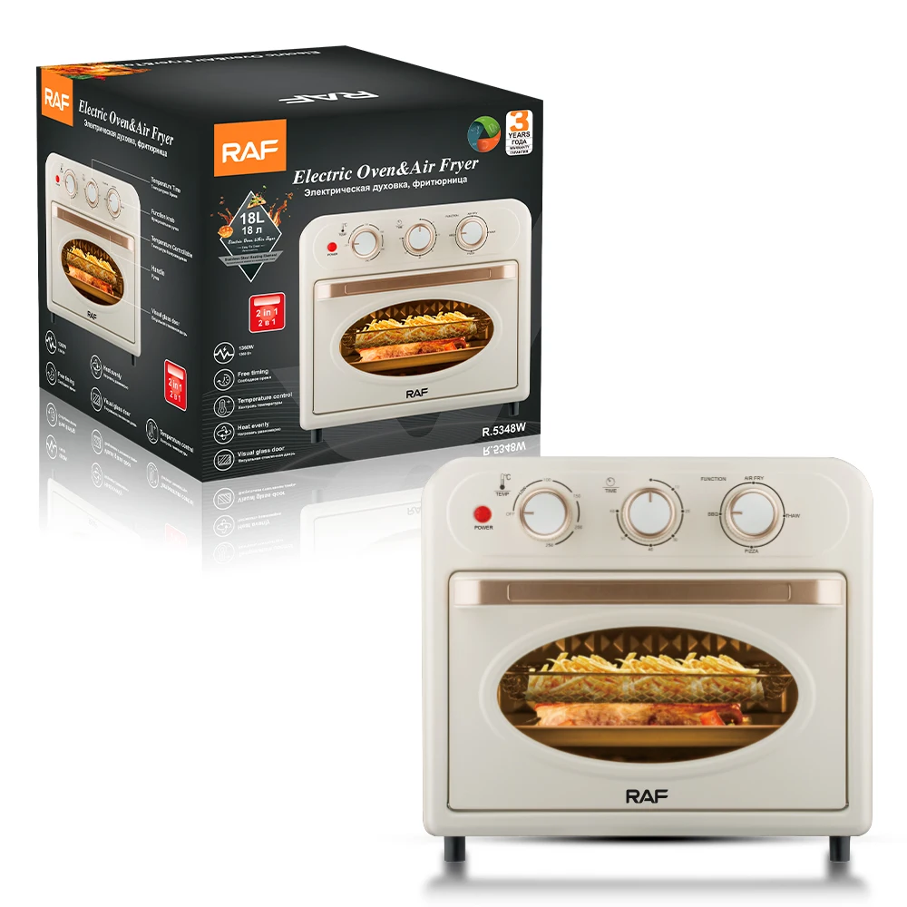 Raf 2 In 1 Groothandel Multifunctionele Lucht Friteuse Oven Olievrije Pan Friteuses Hoge Kwaliteit Elektrische Oven