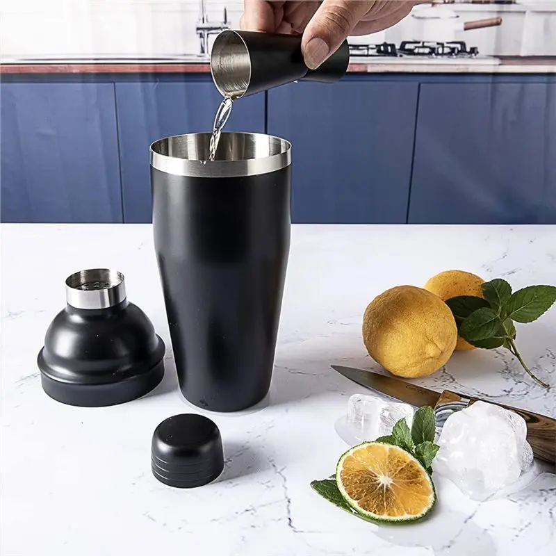 

【NOW SAVE】Stainless Steel Cocktail Shaker Five-Piece Home Cocktail Kit Bar Tool Cocktail Kit Home Use Stylish
