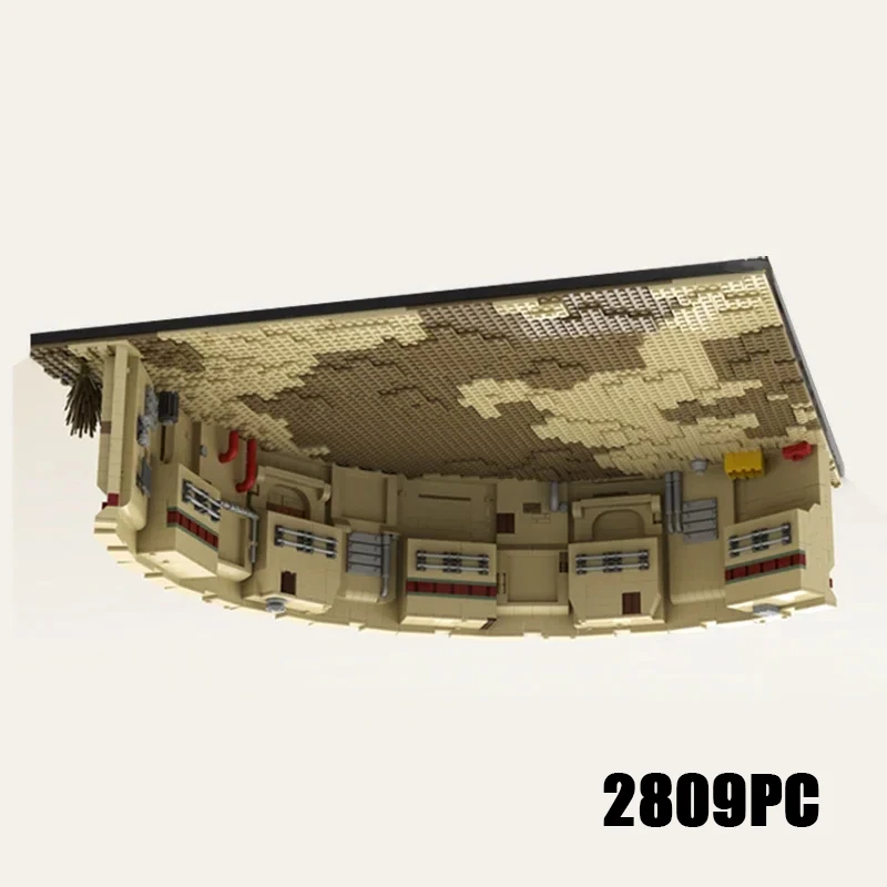

Звездная модель фильма Moc, строительные кирпичи, военный сокол, технология космопорта, модульные блоки, подарки, рождественские игрушки, наборы «сделай сам», сборка