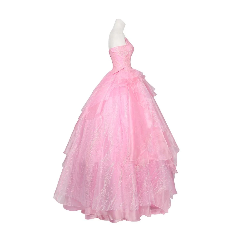 Halloween Christmas Evil Glinda Cosplay Costume Female Pink Cute Dress Party Costume Accessories