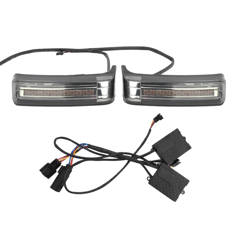 

For Motorcycle Big Glide Conversion Side Box Tail Light Travel Box Side Light 97-22 Years-A28K