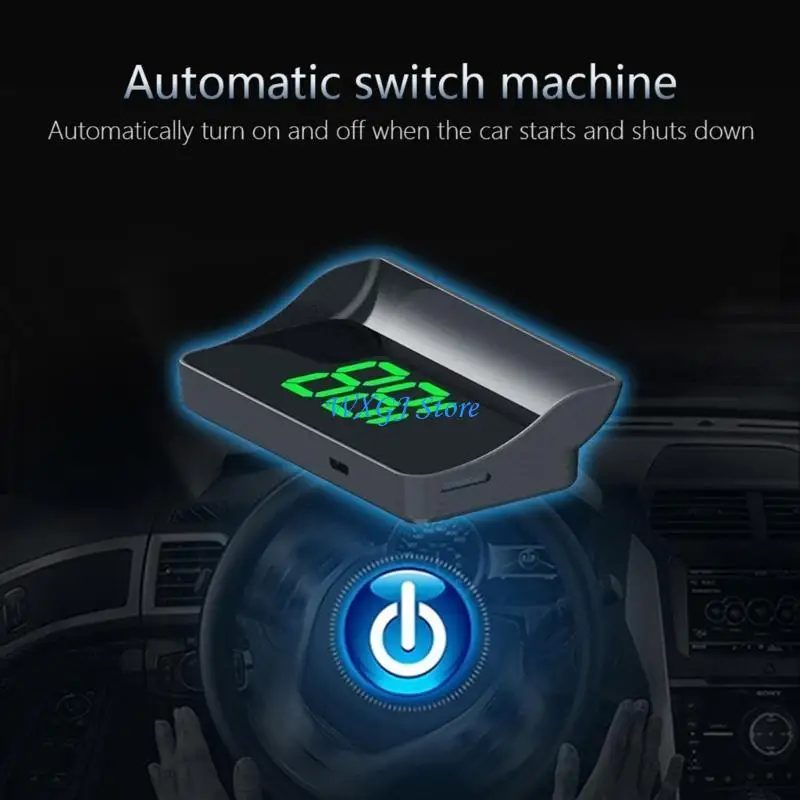 

37JE HUD Head Up Display Auto Projector for Car Glass Security Alarm Universal Fit
