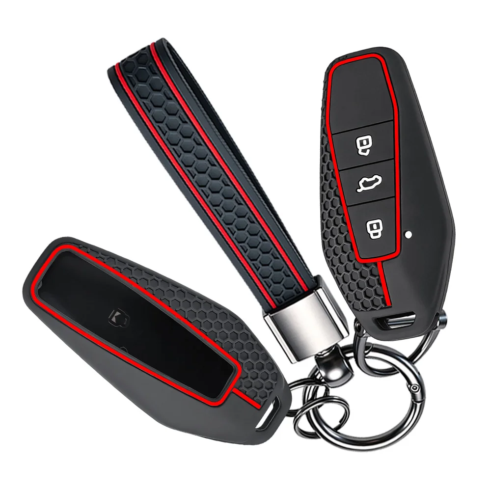 Smart Key Shell With Lanyard For Chery Jaecoo J5 Jaecoo J7 Tiggo 7 Pro Tiggo 7 Pro Max Tiggo 8 Tiggo 9 Omoda C5 Reliable Premium