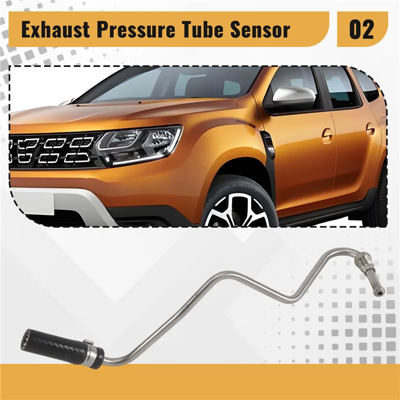 223211870R مستشعر أنبوب ضغط العادم لنيسان رينو داسيا 1.5 Dci ديزل 1412000Q0U #4