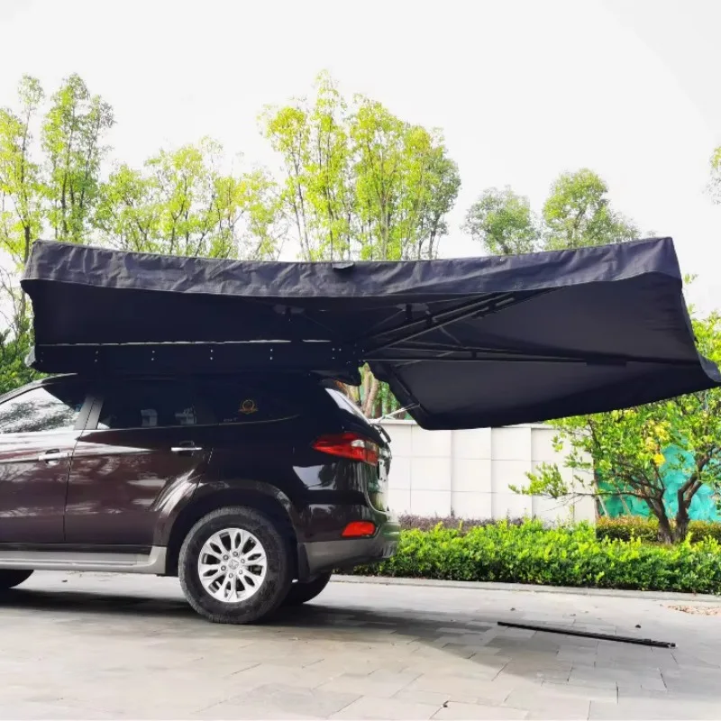 

2.5M Car Awning,4x4 Camping Foxwing Fan 270 Canopy Car Side Awning Outdoor