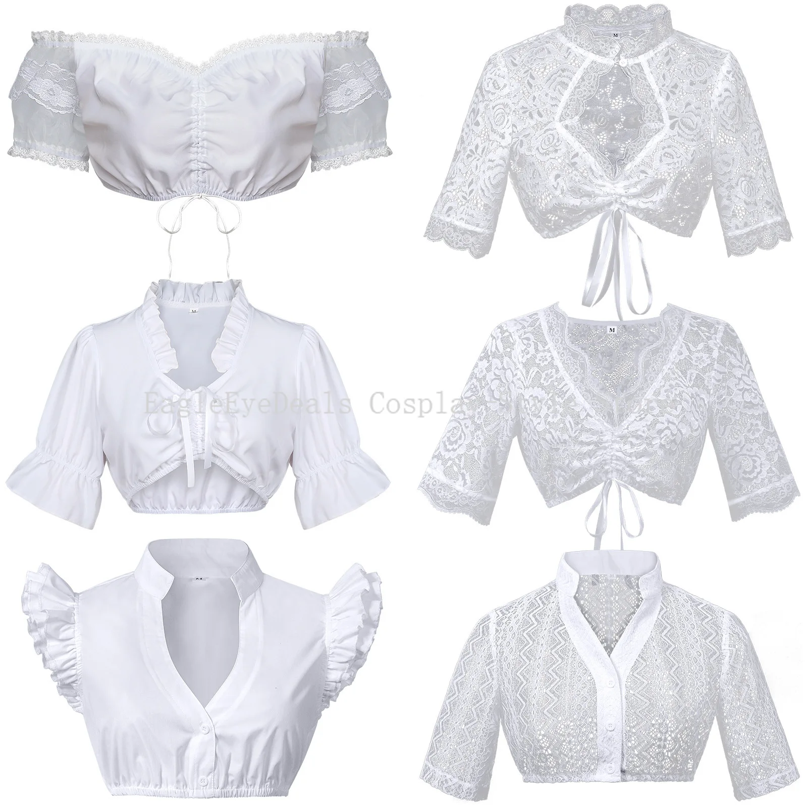 زي مهرجان أكتوبر البافاري التقليدي للنساء، زي مهرجان دينغ دونغ البيرة الأبيض الجديد، زي عصر النهضة، زي الخادمة النسائية