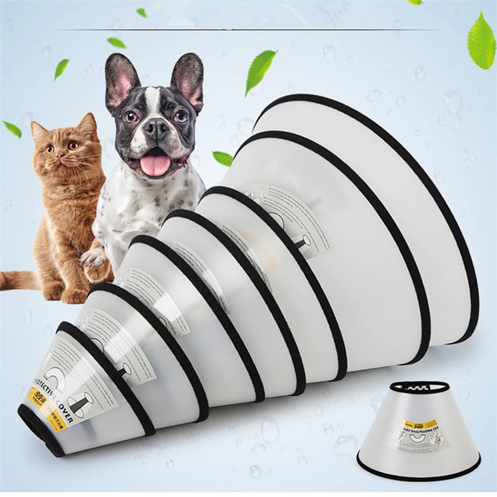 High Quality Anti-Bite Adjustable Dog Neck Recovery Puppy Pet Cone Collar Circle