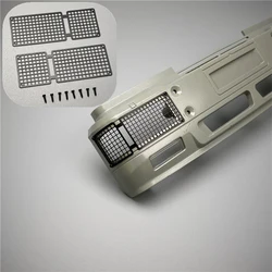 1 Pair 1/14 RC Toy Truck Metal Light Net Headlight Guard For Tamiya Rc Remote Control Truck Tipper JXModel MAN F2000 Toy Diy