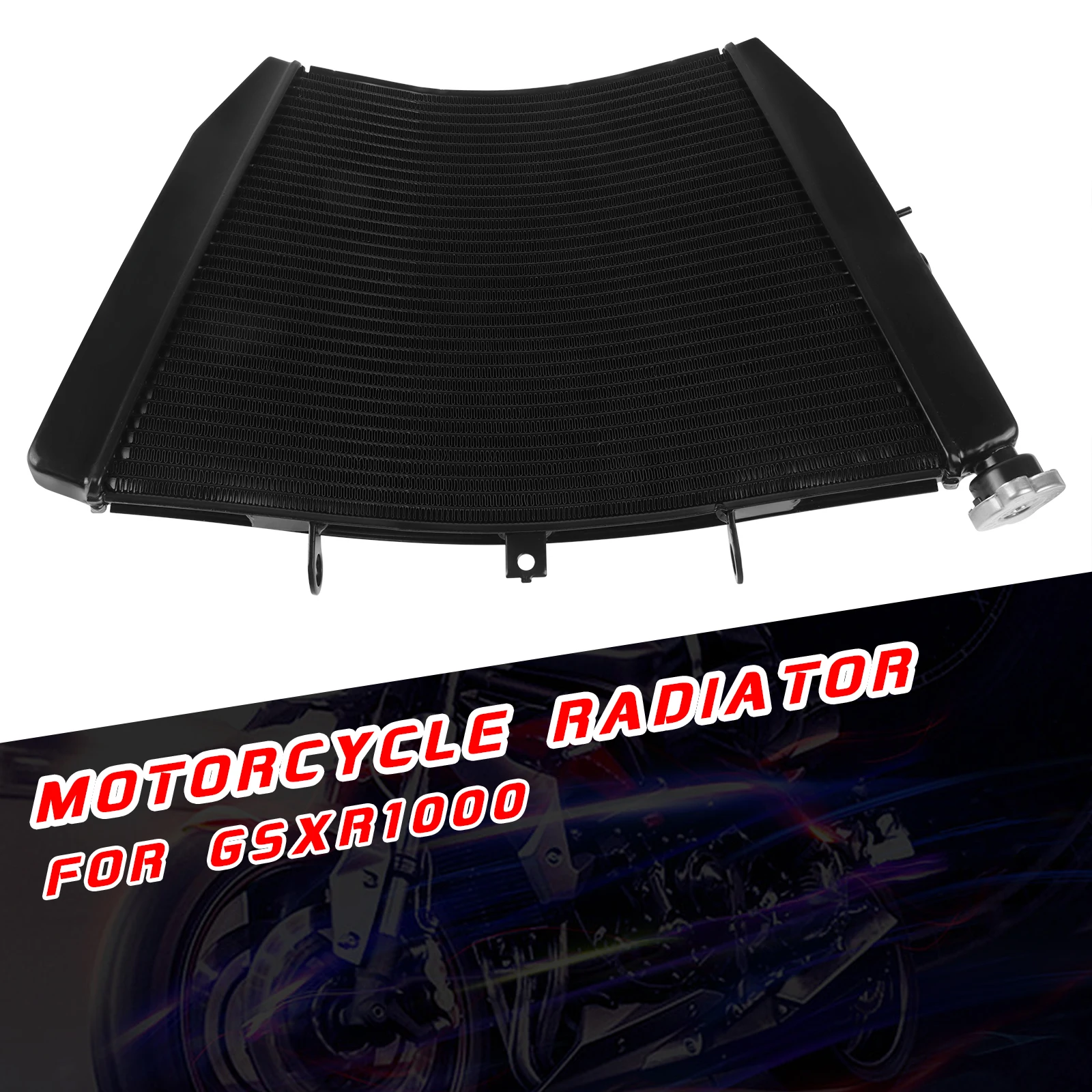 

For Suzuki GSXR1000 GSX R1000 GSX-R 1000 2007-2008 GSXR 1000 K7 K8 Motorcycle Coolant Cooling Water Tank Cooler Engine Radiator