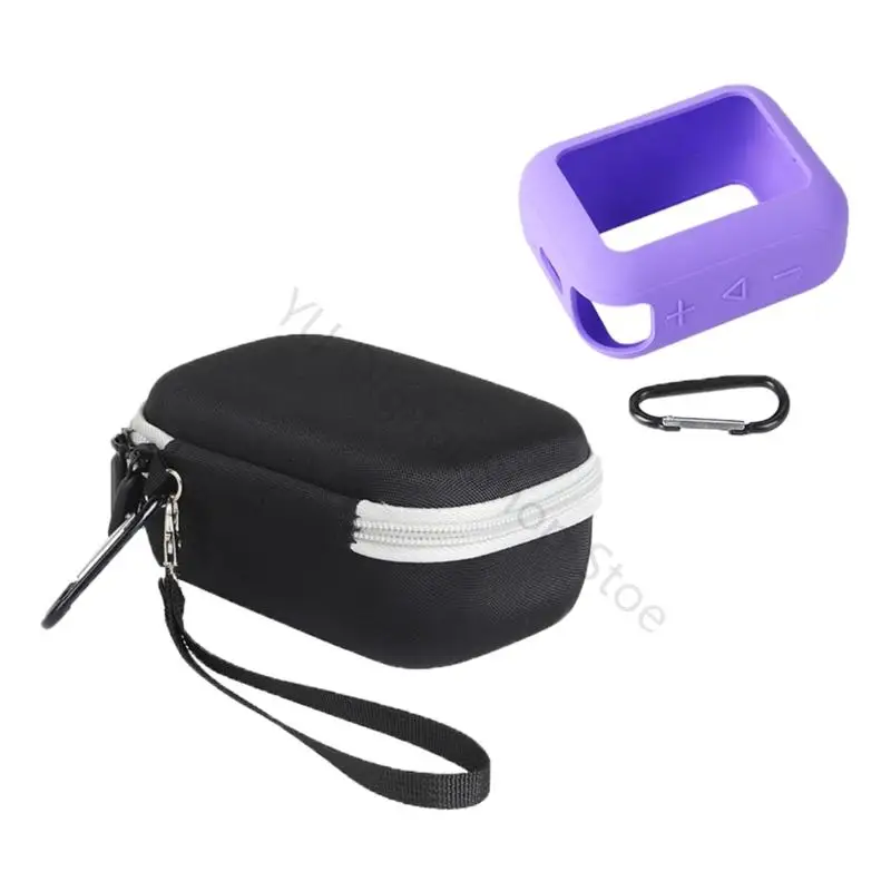 96BA Premium-Silikonschutz-Reisetasche für GO 4, kompakte Lautsprecherabdeckung, Rundumabdeckung, rutschfest und leicht zu – Detail 9