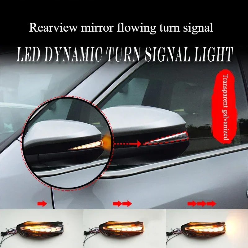 For Toyota HYBRID ESQUIRE Rearview mirrors yellow light flowing water turn signals