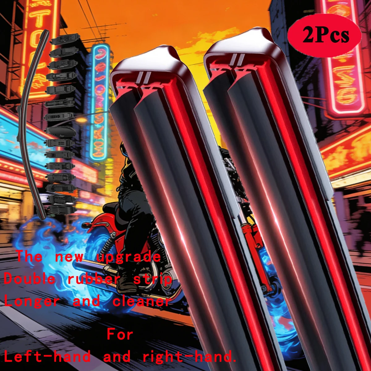 

Для Toyota Venza Harrier Estate AV10 XU80 2008 2010 2012 2015 2017 2018 2019 2020 2021 2022 Двойные резиновые дворники для лобового стекла автомобиля