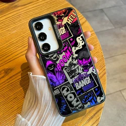 For Funda Samsung Galaxy Note20 A53 Case S24 S23 S22 Ultra Plus A55 A54 A53 A52S A35 A34 A33 A13 A14 A25 A24 A05S 5G Cool Cover