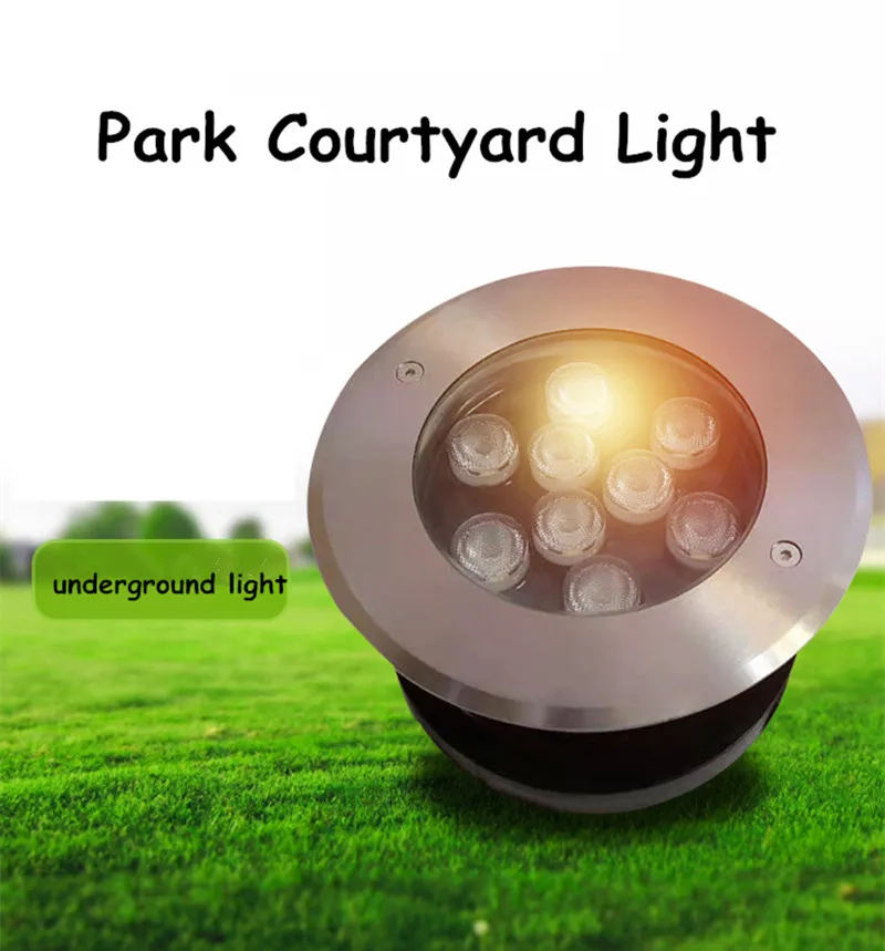 

Recessed Underground Light LED Ground Light Spotlight Outdoor Flooring Landscape Lighting Deck Lights Lawn Lamp Stairs Step Lamp