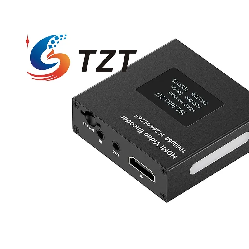 جهاز تشفير محمول متوافق مع HDMI TZT MiniENC1 HD 1080P60 H.264/H.265 اكتساب جهاز تشفير الفيديو