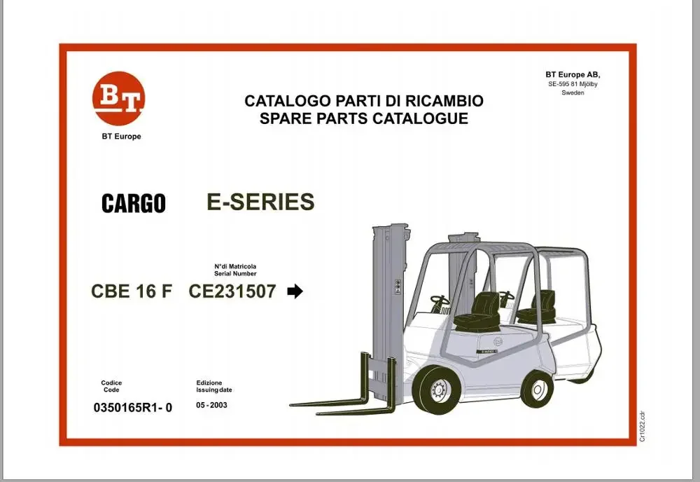 TruckEPC3 BT Forklift Service & Parts Manual Full Collection 2022 DVD 15.78GB PDF