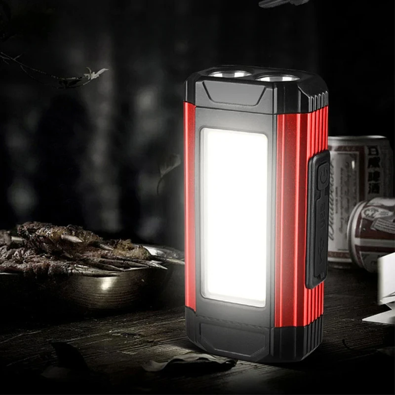 

Bike Bicycle Light LED Rechargeable Flashlight Outdoor MTB Road Bikes Cycling Portable Working Lamp Car Repair Cycling Accessory