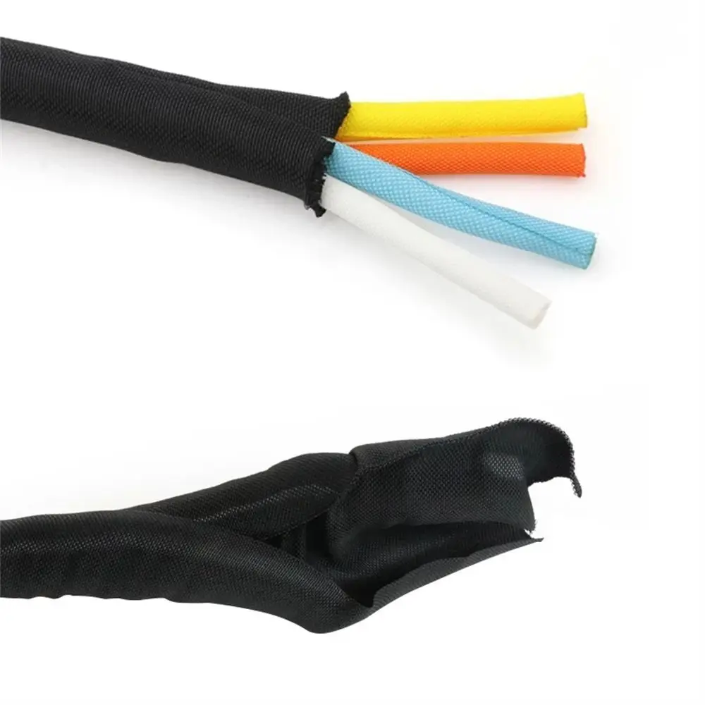 

Self Closing Expandable Power Line Sleeve Cable Protecter Wrap Tube Insulated Hose Pipe Tube Wrap Braided Cable Sleeve