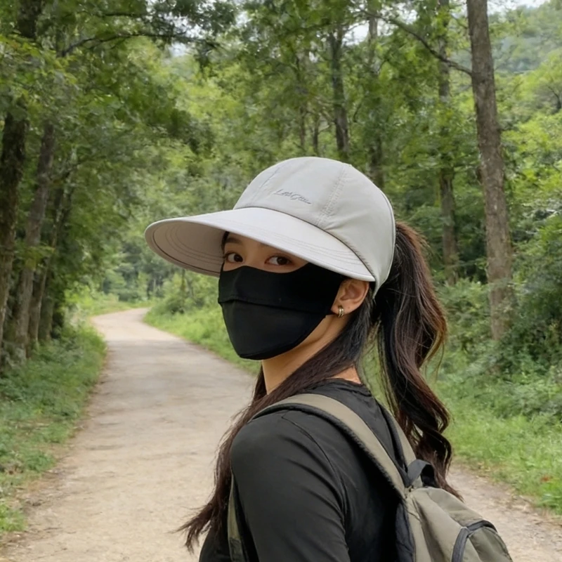 X5XA 2pcs Breathable Quick Dry Sun Hat With Wide Brims And Adjustable Strap Beach Hat Sun For Outdoor Activities