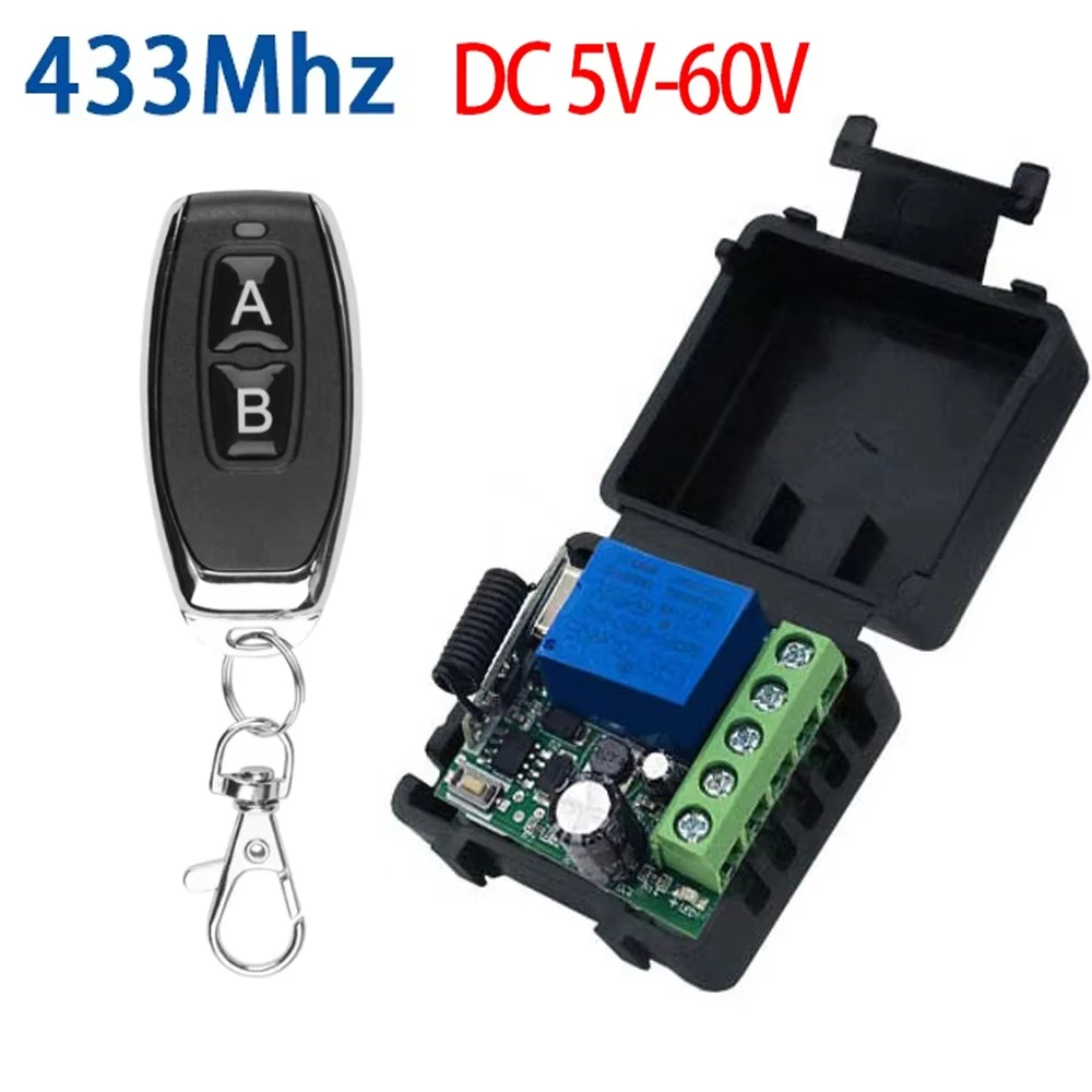 433Mhz Remote Control Wireless Switch DC 12V 1CH RF 10A Rela