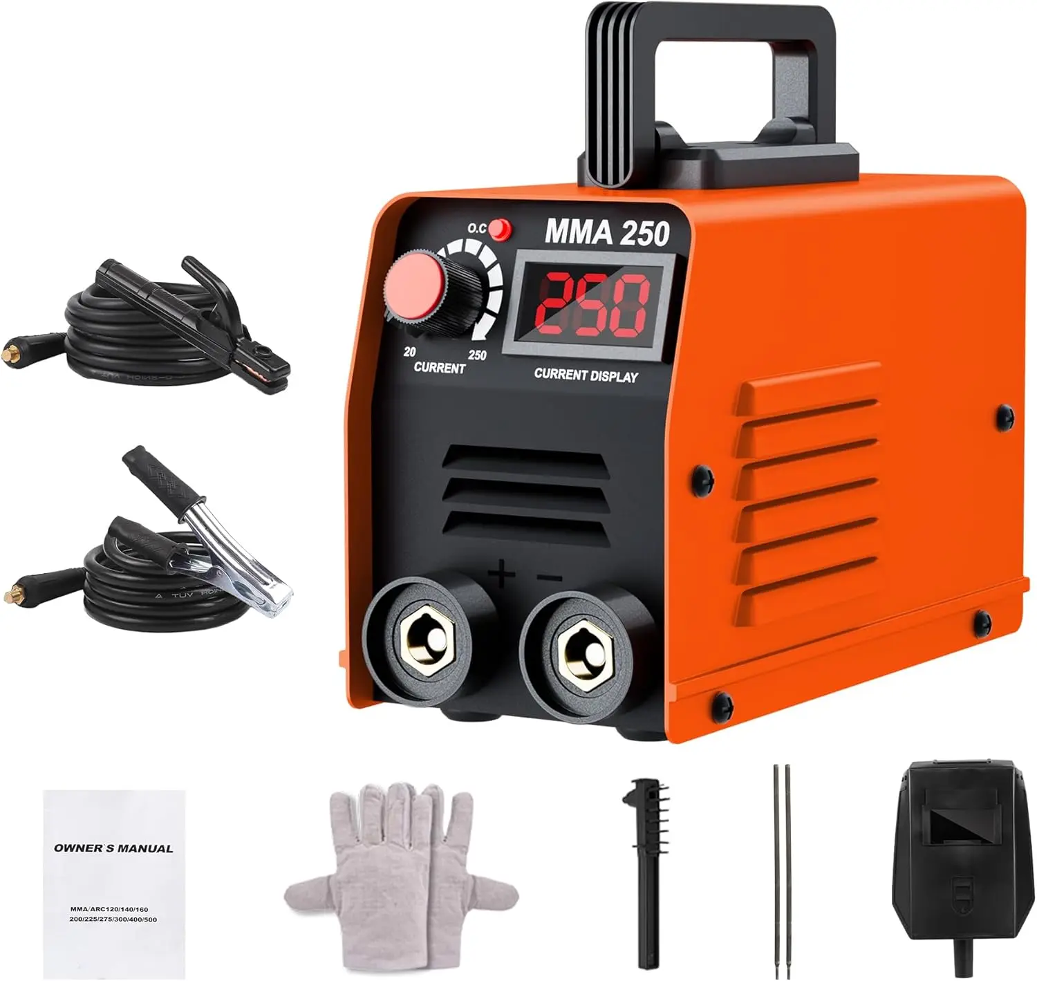 

Mini Stick Welder, ARC Portable Welding Machine 110V for Beginners with IGBT Inverter, Hot Start, Arc Force, Anti-Stick