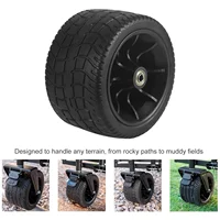 Rueda de repuesto para exteriores, rodamientos dobles para carrito de carro plegable, piezas de carrito de Camping de alta calidad, 6 pulgadas, 1 Uds.