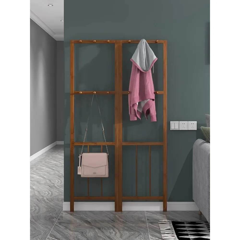 Corner foyer coat and hat rack saves space, minimalist modern homestay wall corner floor hanging clothes rack against wall hangi