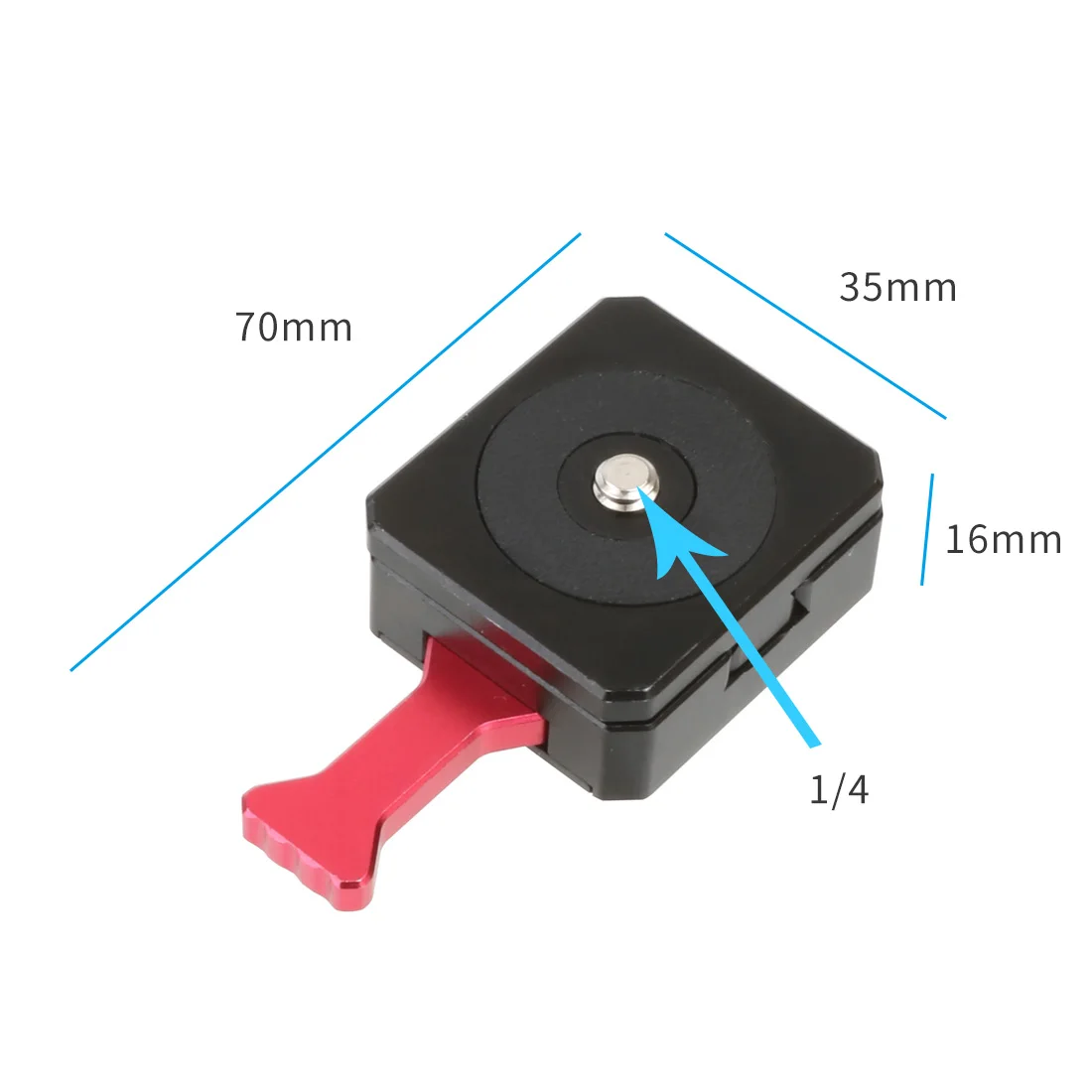 Schnellwechselplattenklemme V-Port Sofortbildkamera-Montage für DJI Ronin RS2 RS3 Gimbal Stabilisator Videostativ Schnellschalter-Kit – Detail 12
