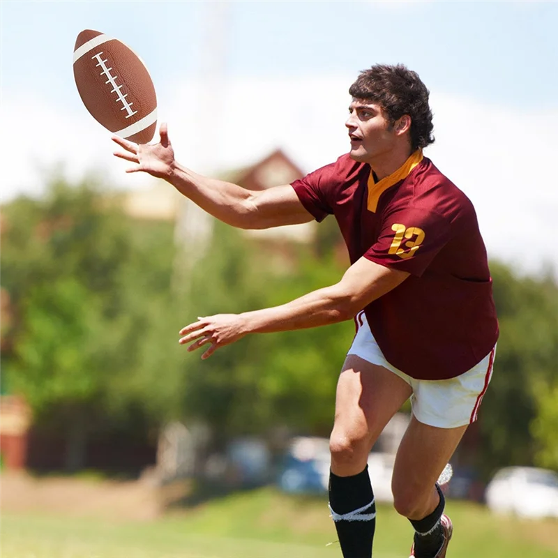 

B93B-Balls, Non-Slip Sports Junior Vintage Outdoor Footballs, Mini Handheld American Footballs Durable