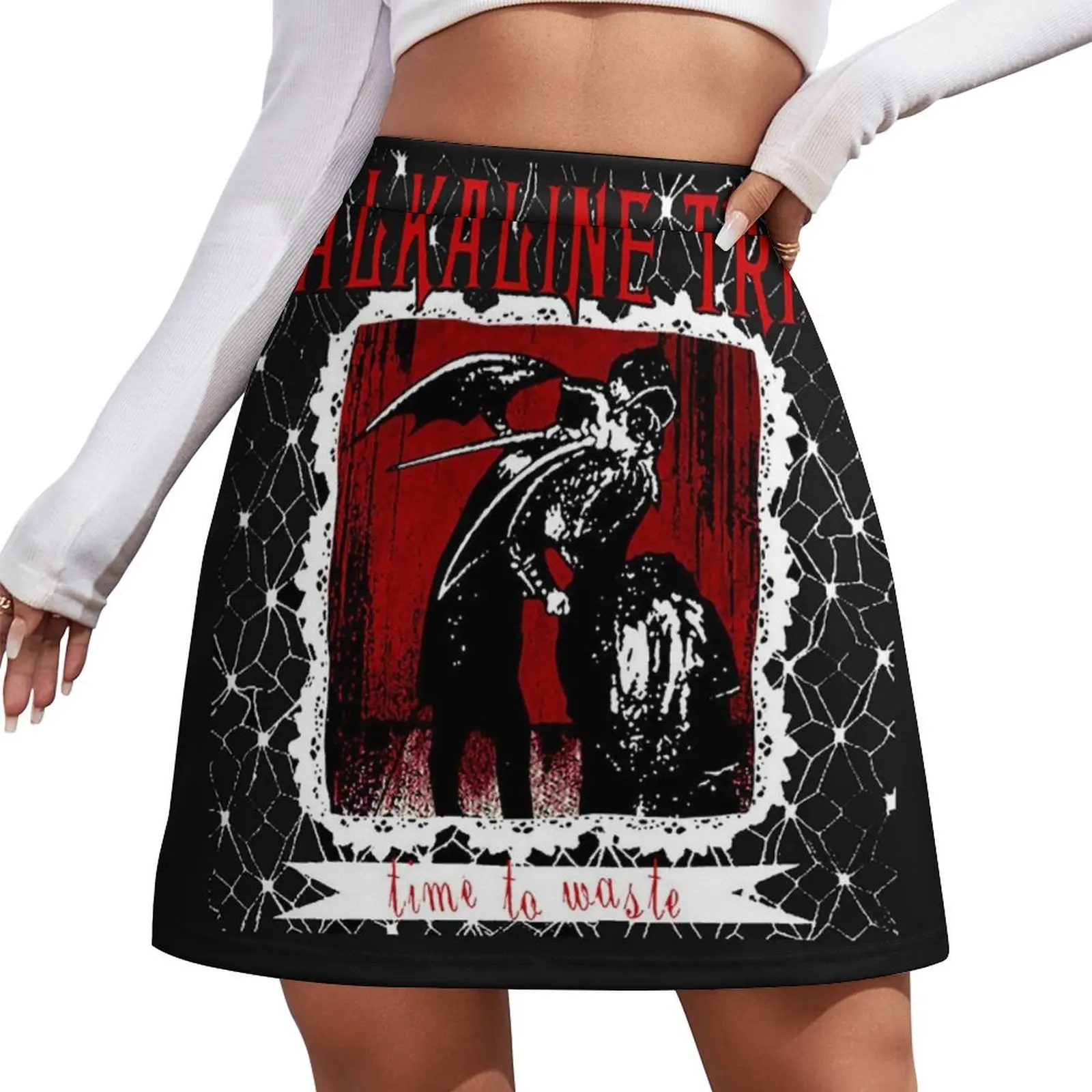 

alkaline trio Mini Skirt women's skirts trend 2026 festival outfit women korean style women clothing Woman clothing