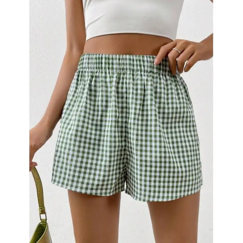 

Cross-Border Cheered Print Elastic Waist orts Men's Retro Sle Ciwalk Nine-Piece Pants Polyester Fiber Micro Stretch