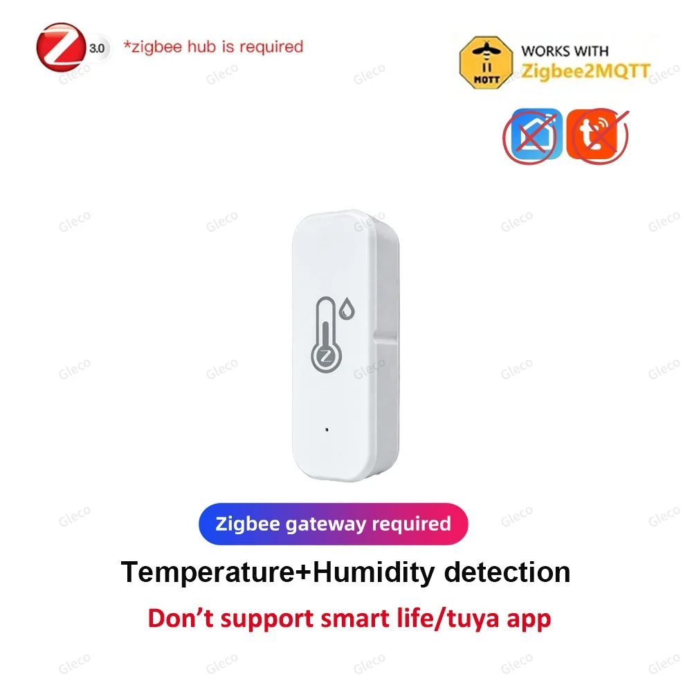 Zigbee/WLAN Temperatur- und Feuchtigkeitssensor Sonde Thermometer Smart Home Automation Aquarium Kühlschrank Wein Für Zigbee2mqtt TUYA Hub