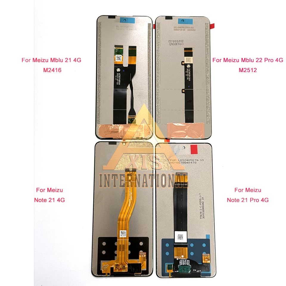 Original para 4g meizu mblu 21 m2416 display lcd tela de toque