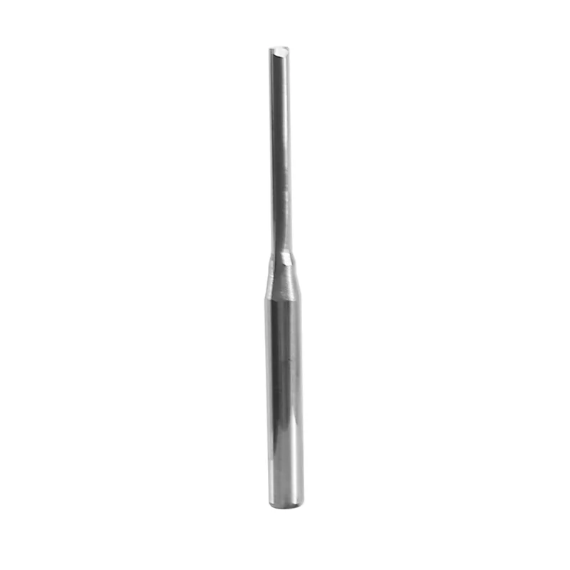 

【Best Selling】60 Pcs Two Flutes Straight End Mills Straight Slot Bit Wood Cutter Two Double Flute Bits 3.175X2x17mm For CNC Rout