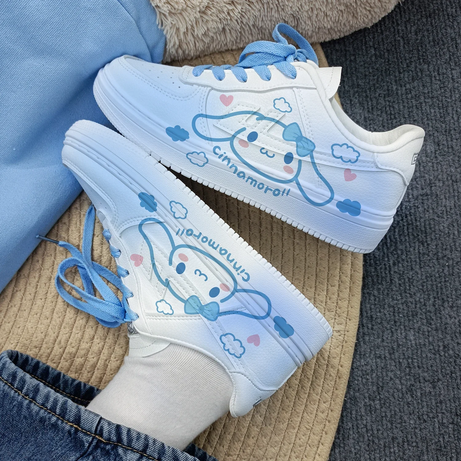 New cartoon Kuromi princess cute Casual shoes soft sports shoes for girlfriend gift EU size 35-44