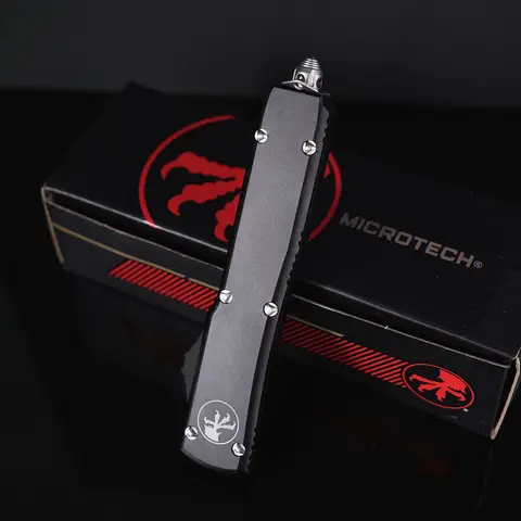 ULTRATECH MICRO TECH UT Tactical Gear D2 Steel CNC Handle Aluminum OTF Knife EDC Self-defense Camping Outdoor Fishing Tools