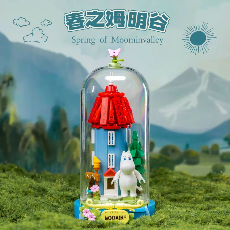 Muumien Joulu Roaming Collection Bouwsteen Bouwspeelgoed Cartoon Decoratie Model Educatief Kindercadeau Bouwstenen