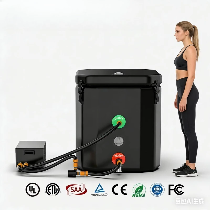 HI-Q 0.3hp 1/3hp Entry-level Mini Ice Bath Chille for Indoor and Outdoor Cold Plunge