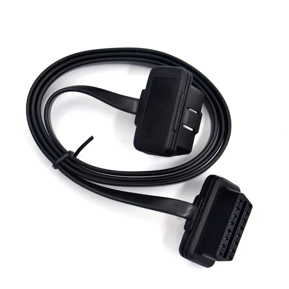 OBD OBD2 16Pin Female Extension Open Cable with Switch Diagnostic Interface Connector 1 In 3 Y Splitter Converter Male Adapter